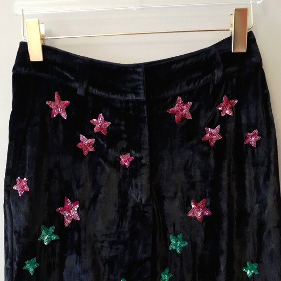 NWT Rococo Sand velvet sequin star blazer and pants set, S - Picture 11 of 11